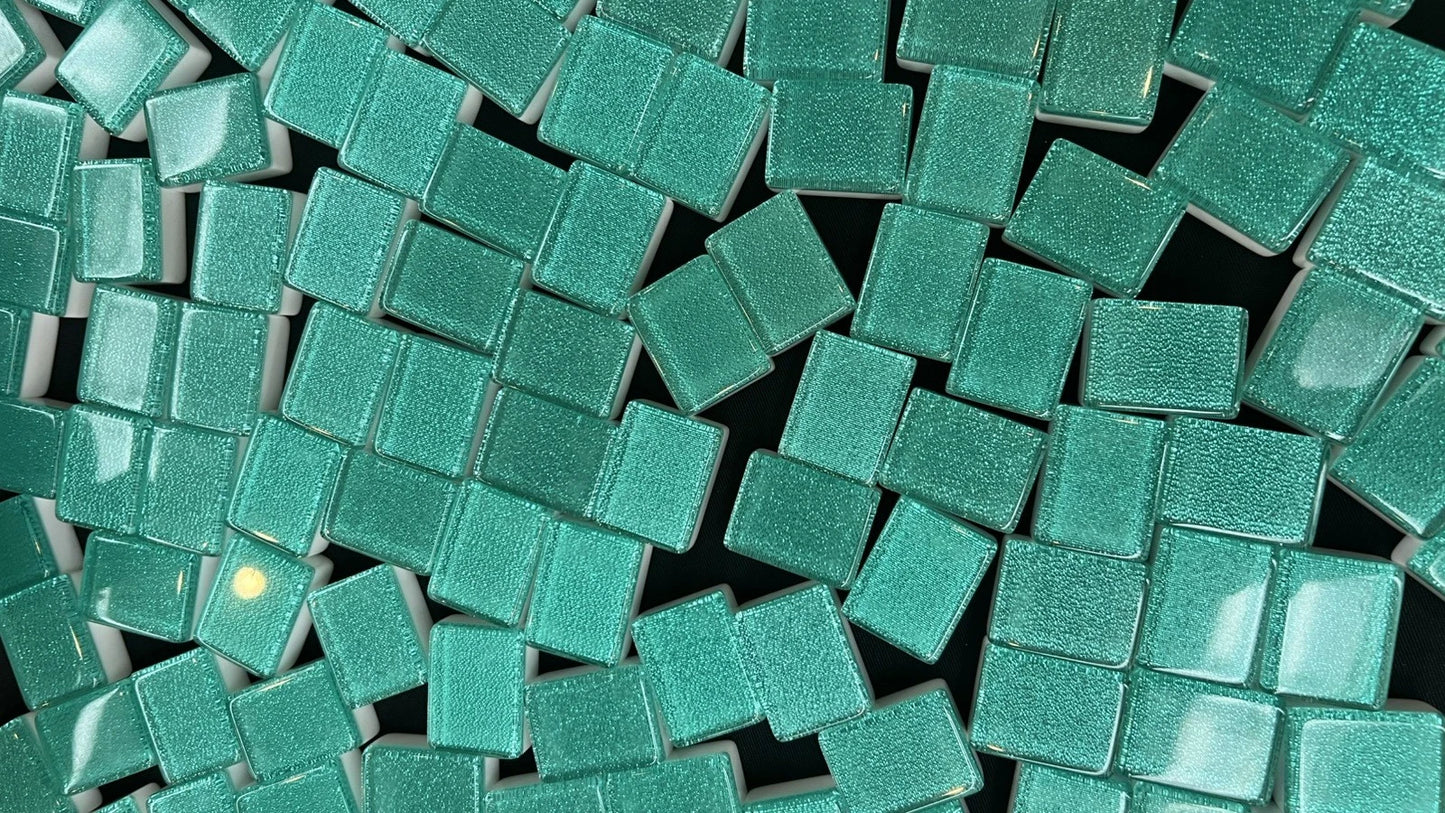 MAH JONGG SET GREEN SPARKLE 160 LARGER TILES MAHJONG MAJONG EASY TO READ NEW